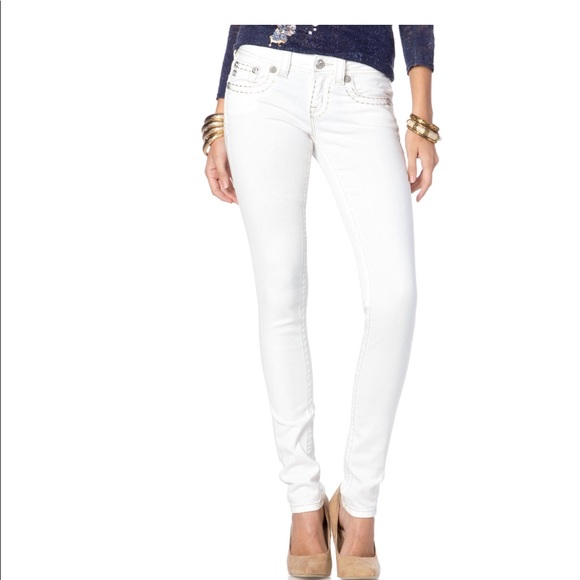 miss me white skinny jeans
